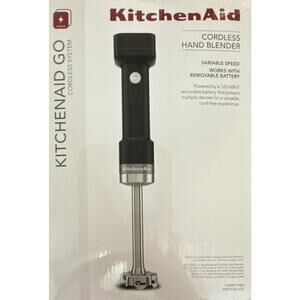 KitchenAid Go Cordless Hand Blender with Variable Speed and Removable Battery